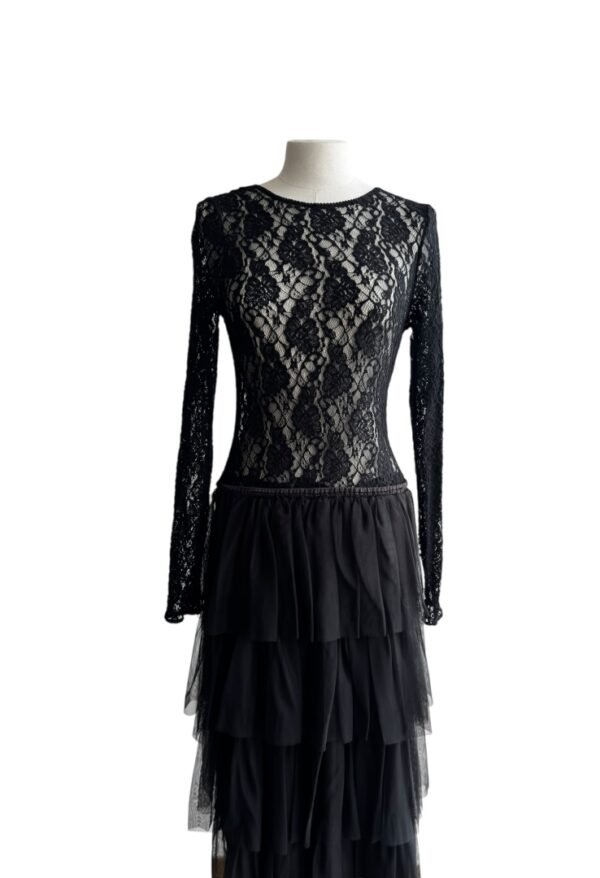 PARIZIO PEPE - DRESS LACE AND TULLE